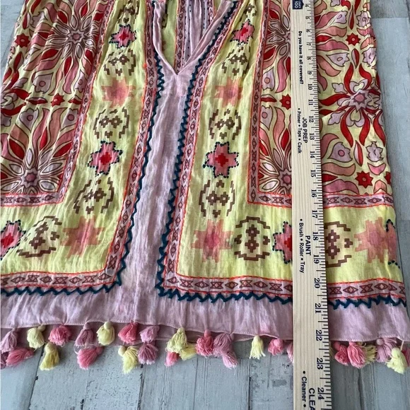 Ivy Jane Beautiful Lightweight Blouse With Tassels Size S - Picture 3 of 7